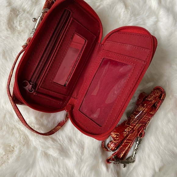 Like New Beautiful Vintage Wilson’s rare embossed Italian Leather 4 pc set. - Picture 8 of 14